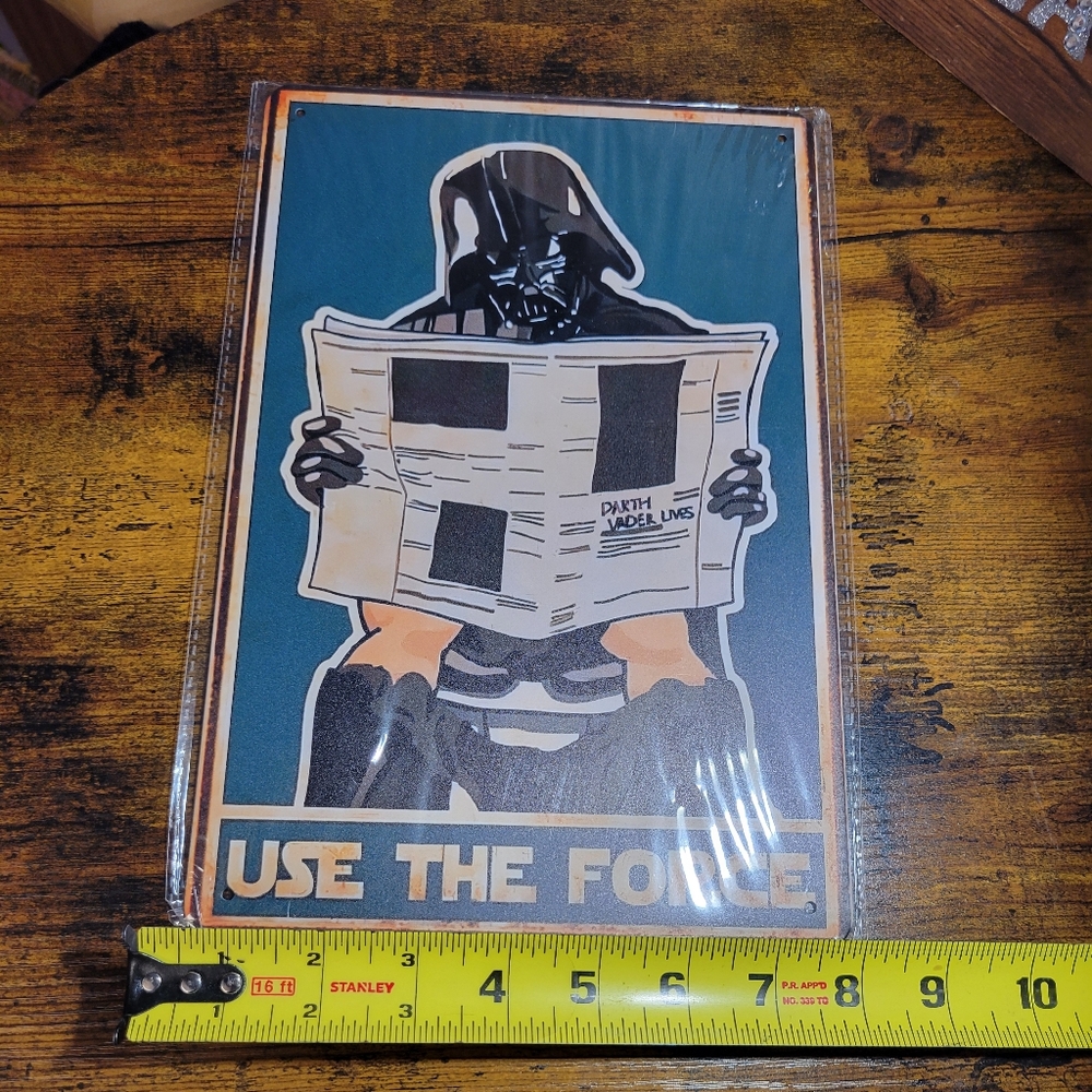Darth Vader Use The Force Metal Sign - Picture 5 of 8